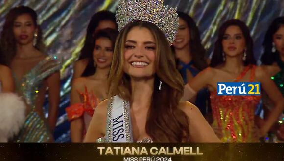 Tatiana Calmell (Miss Talara) es elegida Miss Perú 2024.