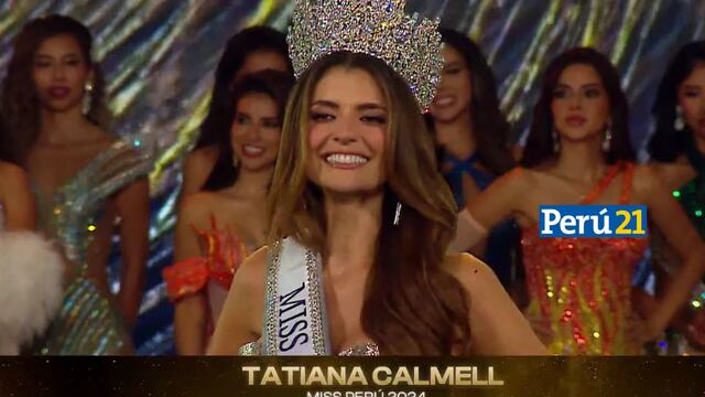 Miss Perú 2024: Tatiana Calmell ganó el certamen de belleza y así fue su coronación