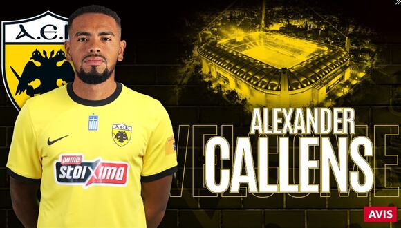 Este será el sexto equipo de Alexander Callens como profesional (Foto: AEK).