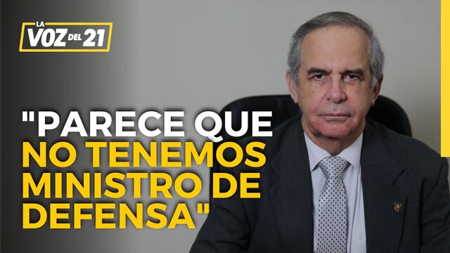 Roberto Chiabra: “Parece que no tenemos Ministro de Defensa”