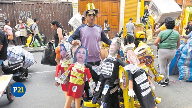 Dina y Reynoso: las piñatas preferidas por los peruanos para despedir el 2023