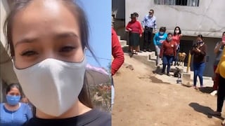 Jossmery Toledo llevó ayuda a familias humildes de asentamiento humano en el Rímac [VIDEO]
