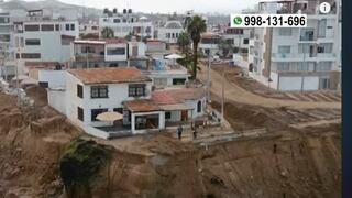 Dueño de la casa que está al borde del derrumbe en Punta Hermosa: ‘Vivimos aquí todo el año’