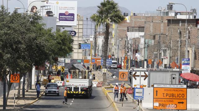 Línea 2 del Metro de Lima: Hoy inicia el plan de desvío por obras en el Callao y brindan rutas alternas