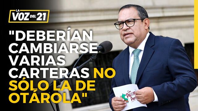 César Campos sobre el gobierno de Dina Boluarte: “Debería cambiarse varias carteras no sólo la de Otárola”