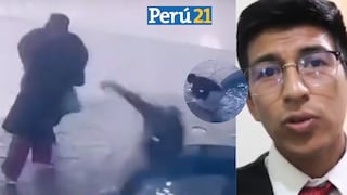 ¡Increíble! Organizadora del Miss Cañete empuja a periodista a una piscina por polémica pregunta [VIDEO]