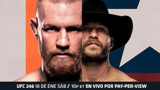 Conor McGregor vs. Donald Cerrone EN VIVO ONLINE EN DIRECTO por el UFC 246 