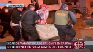 Villa María del Triunfo: Sicarios asesinaron a joven de 4 balazos en la cabeza en cabina de Internet [Video]