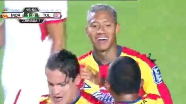 Ray Sandoval anotó el primer gol del año de la Liga MX en el Morelia-Toluca | VIDEO