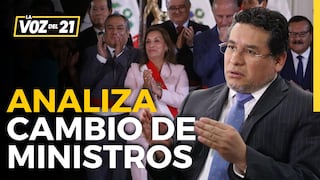 Rubén Vargas sobre nuevos ministros: Crisis no se soluciona con cambio de ministros