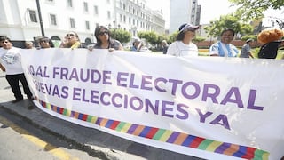 Simpatizantes de Todos por el Perú realizan plantón frente al JNE [Fotos y video]