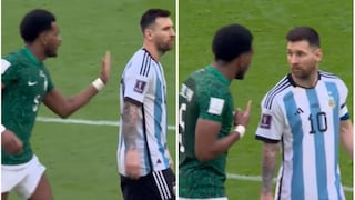 Jugador saudí tuvo polémico gesto con Lionel Messi tras la remontada sobre Argentina [VIDEO]