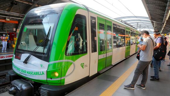 Metro de Lima adopta medidas para viaje seguro durante las fiestas de fin de año (Foto: Andina)