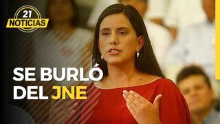 Verónika Mendoza se burló del Jurado Nacional de Elecciones