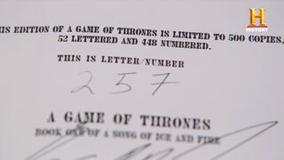 "El precio de la historia": La primera edición de 'Game of Thrones' llega a la tienda de Rick Harrison
