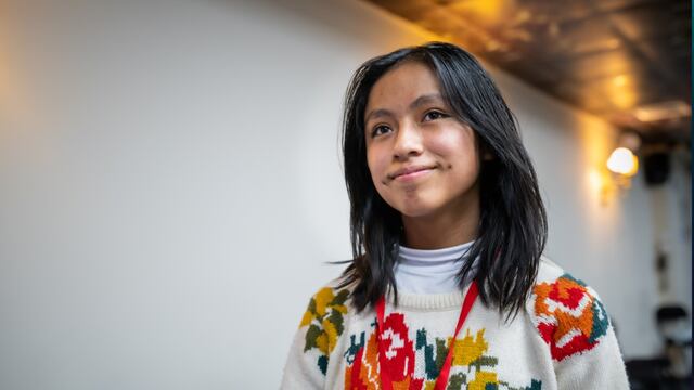 Esmeralda, de 16 años, representará al Perú en la cumbre de la ONU sobre cambio climático y derechos de la niñez
