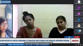 Ica: Juzgado dicta prisión preventiva a dos meretrices implicadas en asesinato de enfermera