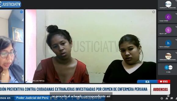 Audiencia judicial por el asesinato de la enfermera Ericka Hernández en Ica.