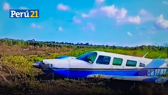 Avioneta aterriza de emergencia en Ucayali. (Captura Canal N)