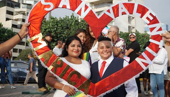 Parejas esperan reconocimiento del Estado. Fotos: Red Peruana TLGB