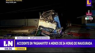 ‘Pasamayito’: Reportan el primer accidente en la vía a menos de 24 horas de su inauguración