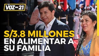Pedro Castillo se gastó más de 3 millones de soles en alimentar a su familia en Palacio de Gobierno
