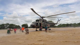 Lambayeque: Mira el rescate a pobladores aislados por las lluvias [FOTOS Y VIDEO]