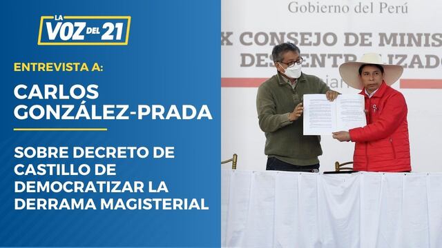 Carlos González-Prada sobre democratizar la derrama magisterial: “Hay un derecho de propiedad de parte de los aportantes”