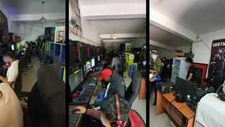 Veinte jóvenes son intervenidos por jugar en línea en una cabina de Internet de Ayacucho