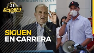George Forsyth y Rafael López Aliaga siguen en carrera electoral