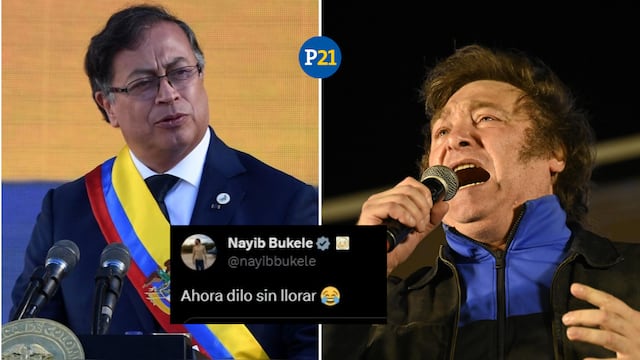 Petro critica elección de Milei en Argentina y Bukele le responde: “Ahora dilo sin llorar”
