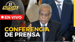 Conferencia del Premier Aníbal Torres