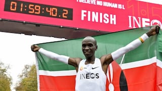 ¿Por qué el increíble récord de Eliud Kipchoge de dos horas en una maratón no será reconocido de forma oficial?