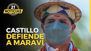 Presidente Castillo defiende a Iber Maraví