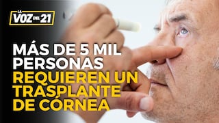 Rubén Berrospi: Más de 5,400 personas requieren un trasplante de córnea