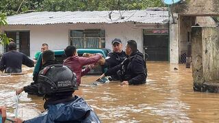 Los videos del paso del ciclón Grace por México: vientos fuertes y lluvias