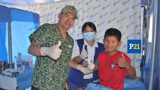 Logran extraer clavo ortopédico incrustado en el brazo de un niño en campaña Cívica Multisectorial en Pichanaki