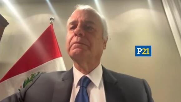 Embajador de Perú en Israel se quiebra al hablar de la guerra. (Foto: Captura Panamericana Televisión)