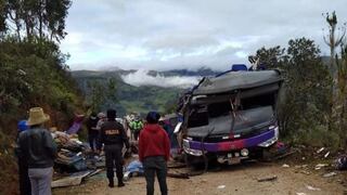 Áncash: 20 fallecidos y 14 heridos deja despiste y posterior volcadura de bus interprovincial en Sihuas