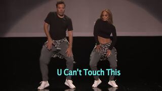 Jennifer Lopez se divierte bailando con Jimmy Fallon al ritmo de Britney Spears, Beyoncé y Miley Cyrus