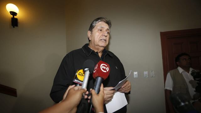 Ministro de Vivienda: Presunto 'chuponeo' a Alan García "no tiene el más mínimo sustento"