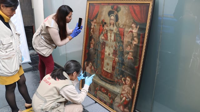 Lienzos del siglo XVIII que fueron robados en 2012 y subastados en EE.UU. fueron recuperados y ya están en Lima