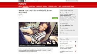 Brittany Maynard: Su suicidio asistido causa conmoción en el mundo