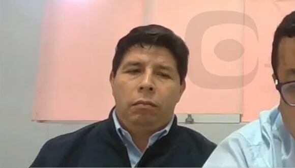 Pedro Castillo está preso en el penal de la Diroes. (Foto: Captura de video)