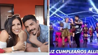 “EEG”: Allison Pastor y su curioso gesto al ver bailar a Erick Elera con Johanna San Miguel ¿Se molestó? | VIDEO