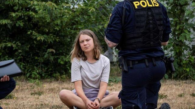Greta Thunberg iría presa tras causar disturbios en Suecia