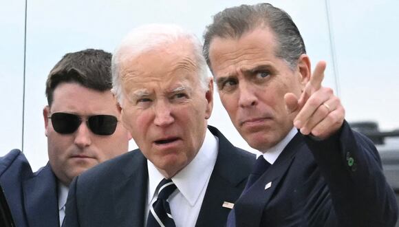 Los escándalos de Hunter Biden, hijo del presidente de Estados Unidos. (Foto de ANDREW CABALLERO-REYNOLDS / AFP)