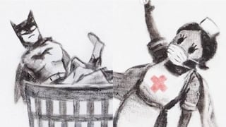 Banksy subasta su obra inspirada en los trabajadores de la salud para apoyar al sistema sanitario de Reino Unido