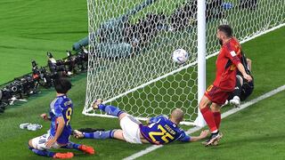 Gol de Japón desató polémica: mira la imagen que pone en duda si el balón salió del campo