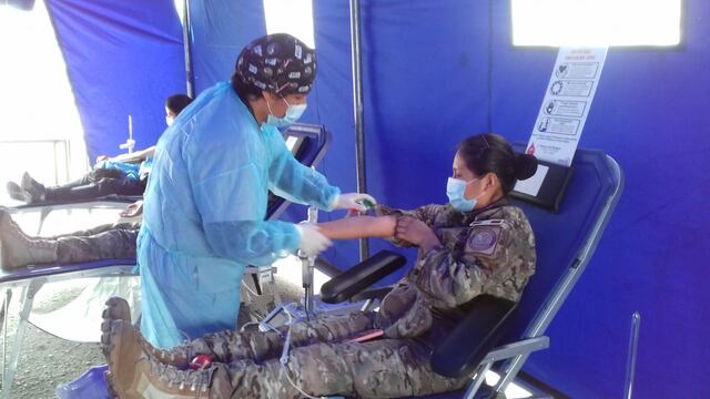 Realizan campaña de donación de sangre en Base Aérea Las Palmas